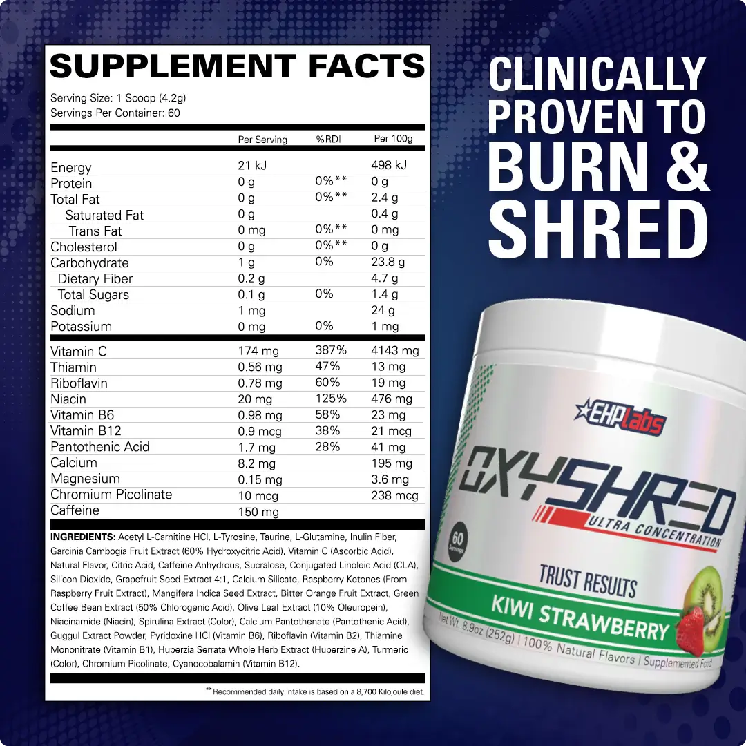 Oxyshred Ultra Concentration Fatburner
