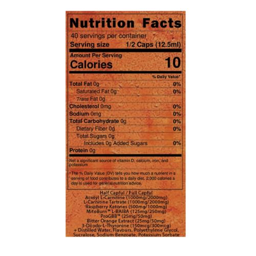 Thermo Sauce Fatburner Liquid L carnitine