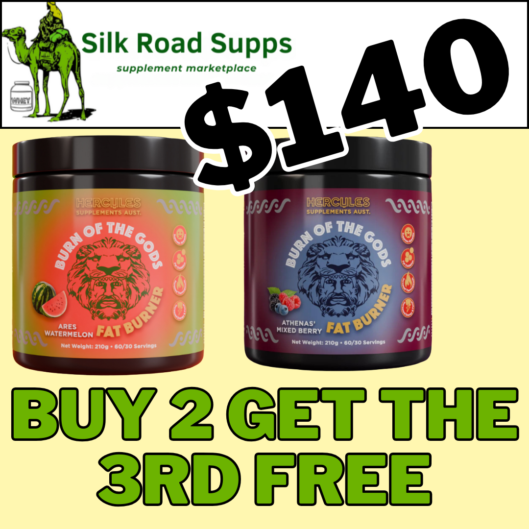Hercules Burn of the Gods BUY GET THE THIRD FREE! Silk Road Supplements
